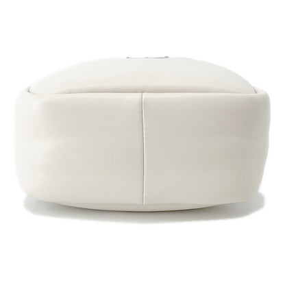 PRADA Nappa Triangle Handbag White1BA359 Soft Nappa Leather