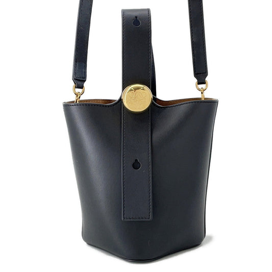 LOEWE Pebble 2way Handbag BlackAANBBBMX01 Leather Size Mini