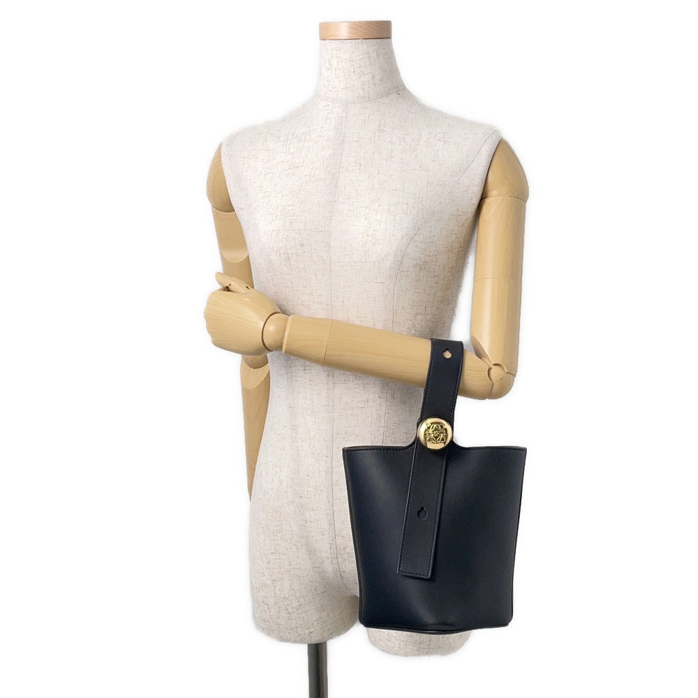 LOEWE Pebble 2way Handbag BlackAANBBBMX01 Leather Size Mini