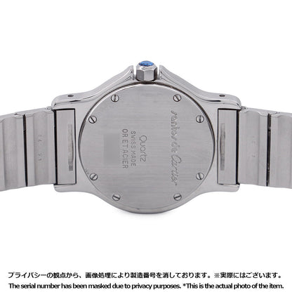 CARTIER Santos Octagon LM W30mm Stainless Steel K18YG Ivory Dial187902