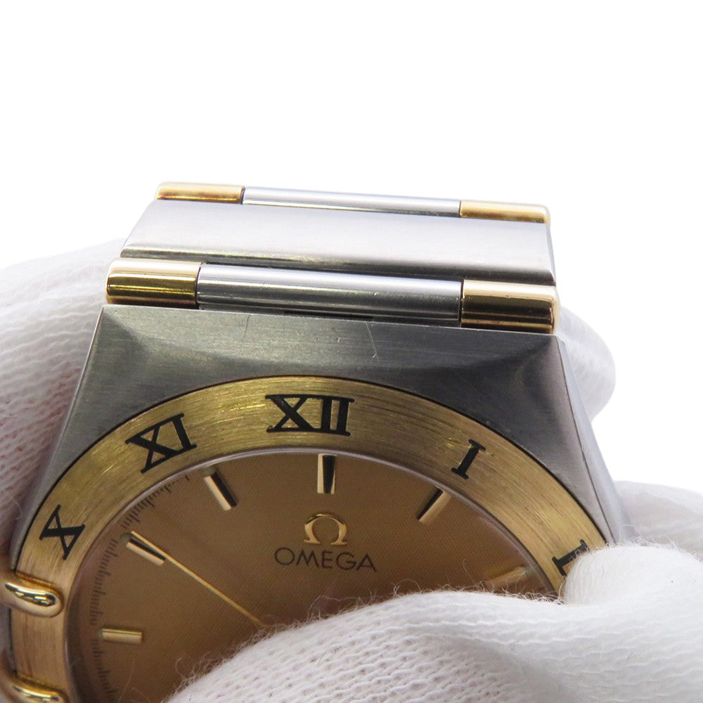 OMEGA Constellation W33.5mm Stainless Steel K18YG Yellow Dial1312.10.00