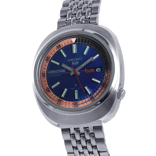 SEIKO 5Sports Day-Date W40mm Stainless Steel Navy Dial5126-6010