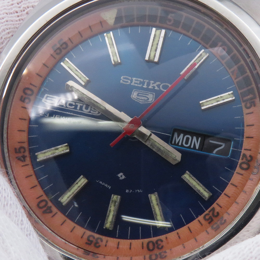 SEIKO 5Sports Day-Date W40mm Stainless Steel Navy Dial5126-6010