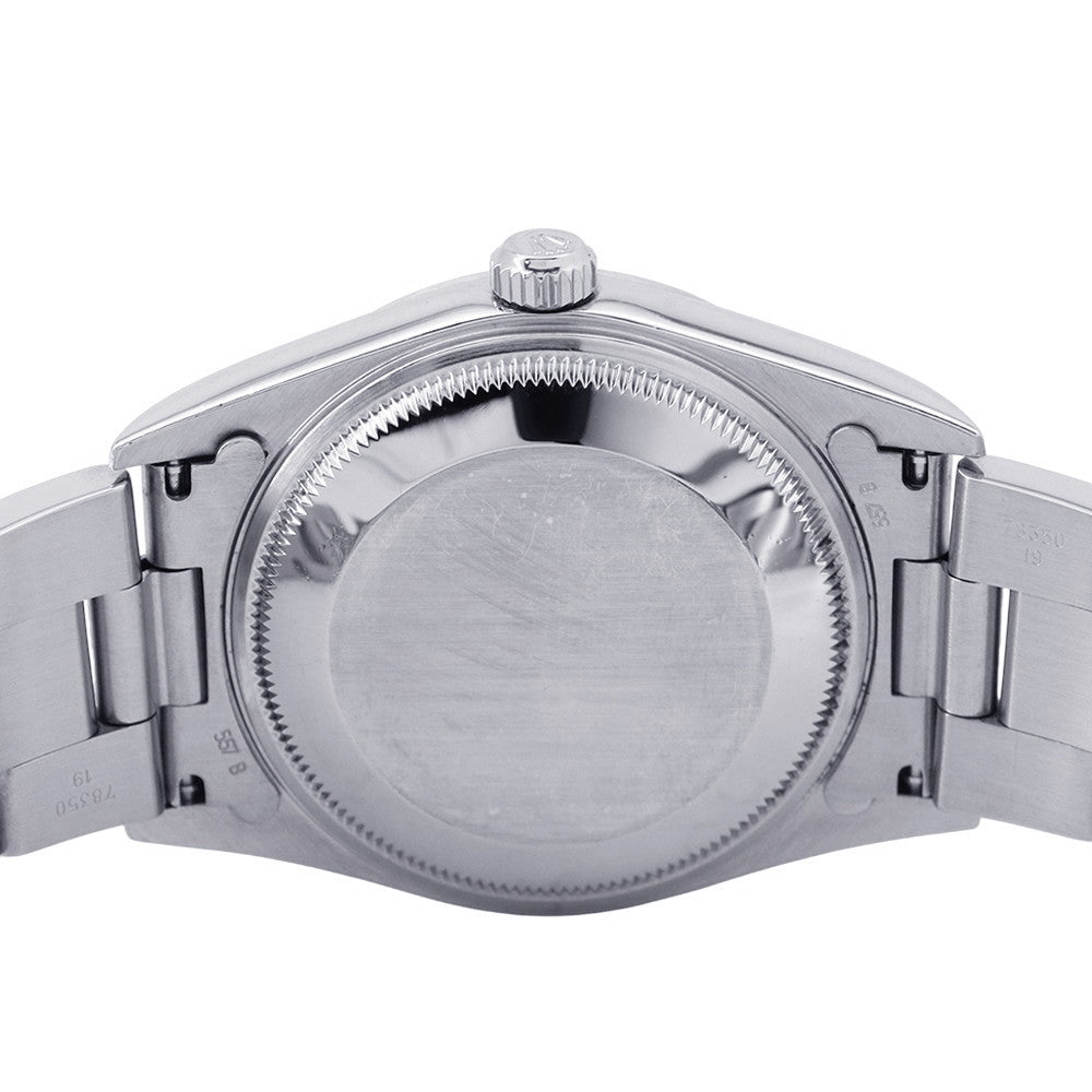 ROLEX Oyster Perpetual Date W34mm Stainless Steel Black Dial15200