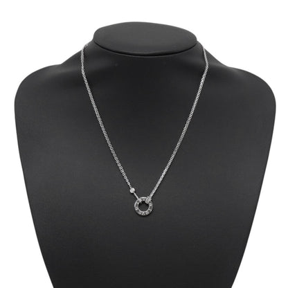 CARTIER Love Circle Diamond NecklaceB7219400 18K White Gold