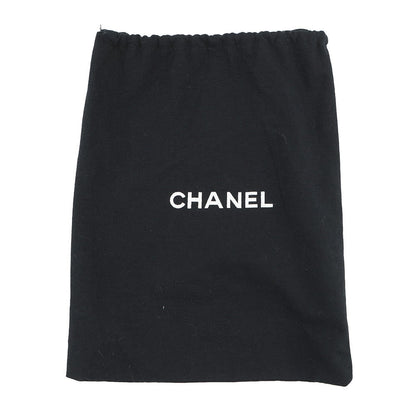 CHANEL Camellia Chain Party Bag Black Satin