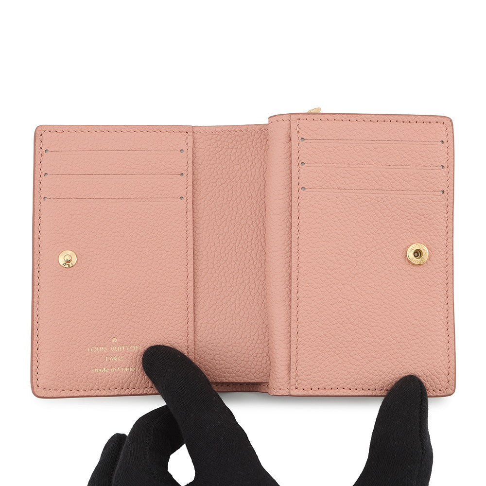 LOUIS VUITTON Portefeuille Clare PinkM81649 Monogram Empreinte Leather