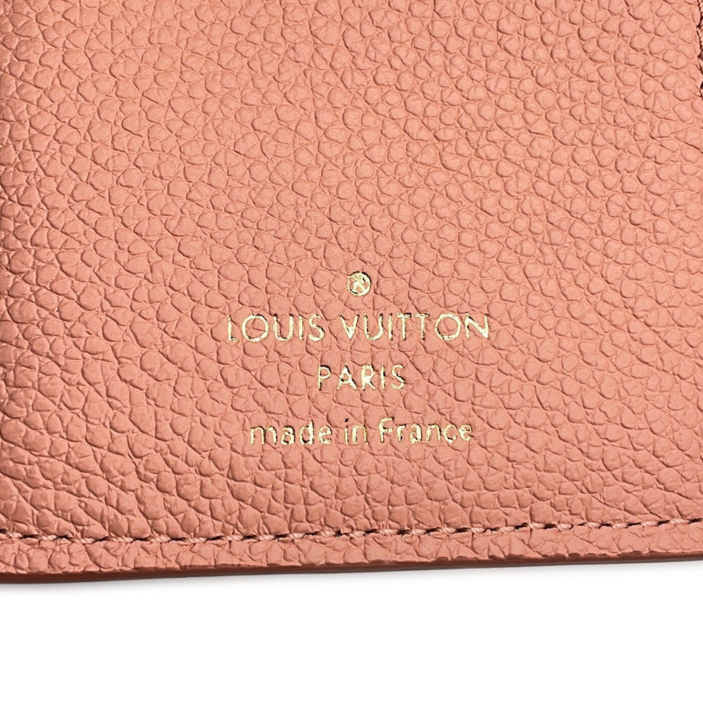 LOUIS VUITTON Portefeuille Clare PinkM81649 Monogram Empreinte Leather