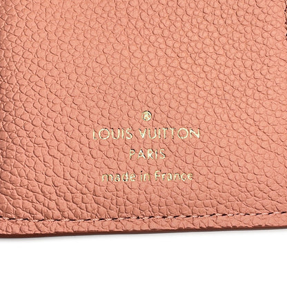 LOUIS VUITTON Portefeuille Clare PinkM81649 Monogram Empreinte Leather