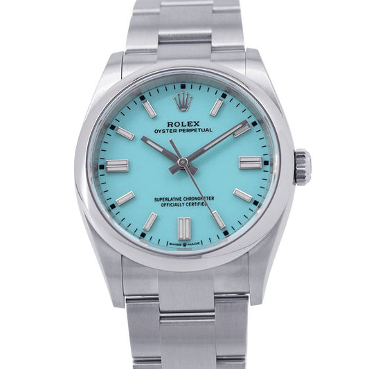 ROLEX Oyster Perpetual 36 W36mm Stainless Steel Turquise Blue Dial126000