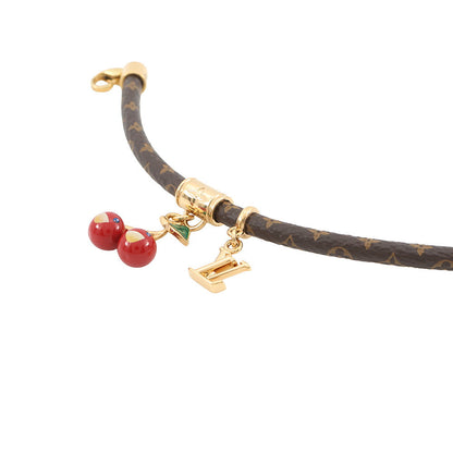 LOUIS VUITTON LV x TM Cherry Bracelet BrownM8977Z Monogram