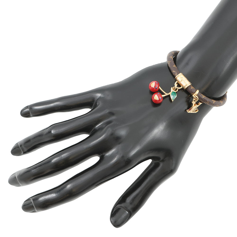 LOUIS VUITTON LV x TM Cherry Bracelet BrownM8977Z Monogram