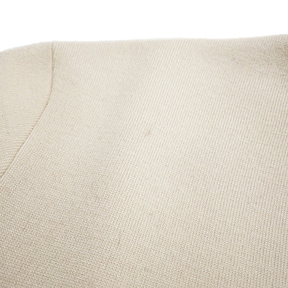 HERMES Short-sleeved knit with "Parfroy Remix" motif Size 36 Blanc NaturelH5H2679D2A334 Silk52% Cashmere27% Nylon20% Polyurethane1%