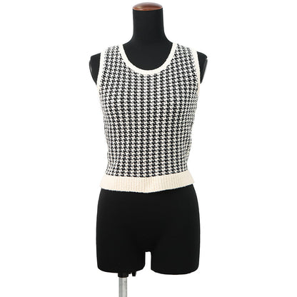 Dior Houndstooth Ensemble Size 34 White/Black354W05AM324 Cotton35% Polyester28% Nylon19%