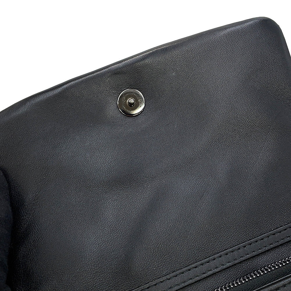 Dior Caro Pouch Macrocannage ChainShoulder Bag BlackS5135BNGX Lambskin