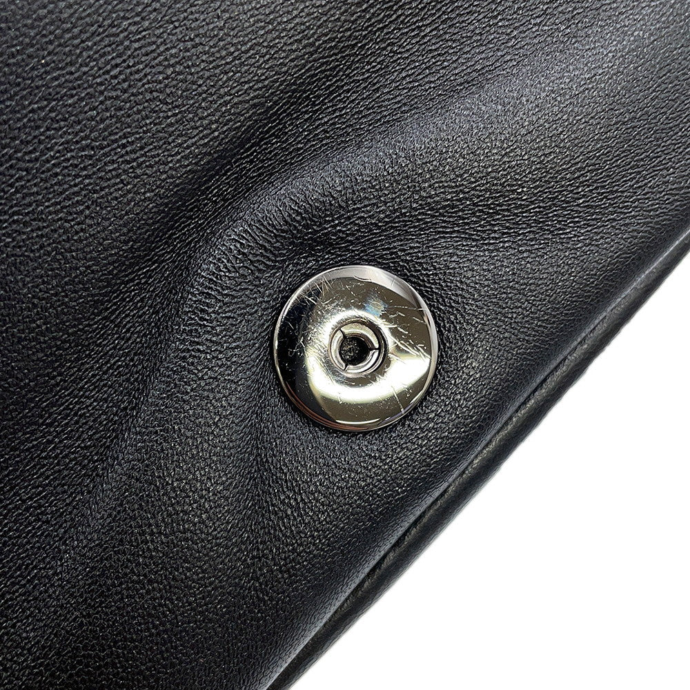 Dior Caro Pouch Macrocannage ChainShoulder Bag BlackS5135BNGX Lambskin