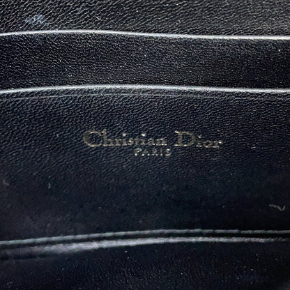 Dior Caro Pouch Macrocannage ChainShoulder Bag BlackS5135BNGX Lambskin