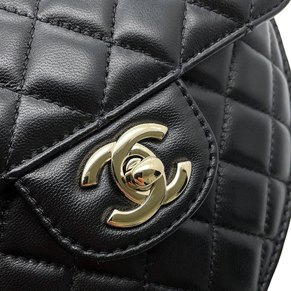 CHANEL Matelasse Heart Shape Bag BlackAS3191 Lambskin Size Large