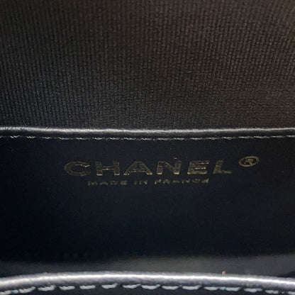 CHANEL Matelasse Heart Shape Bag BlackAS3191 Lambskin Size Large