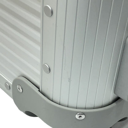 GUCCI Porter Cabin Trolley FRM Suitcase Silver743843 Aluminum GG Supreme
