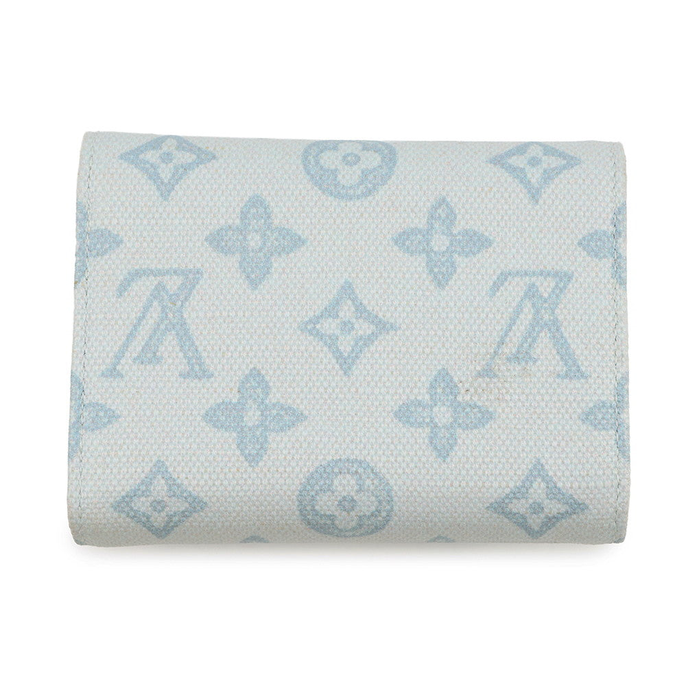 LOUIS VUITTON Portefeuille Victorine Blue CourrierM27682 Monogram Origin