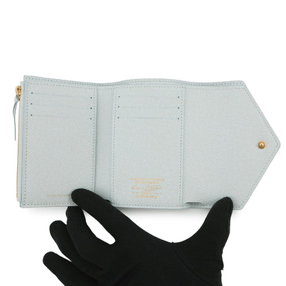 LOUIS VUITTON Portefeuille Victorine Blue CourrierM27682 Monogram Origin