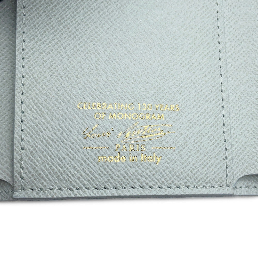 LOUIS VUITTON Portefeuille Victorine Blue CourrierM27682 Monogram Origin