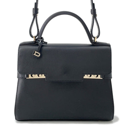 Delvaux Tempe 2way Bag Black Leather Size Mini