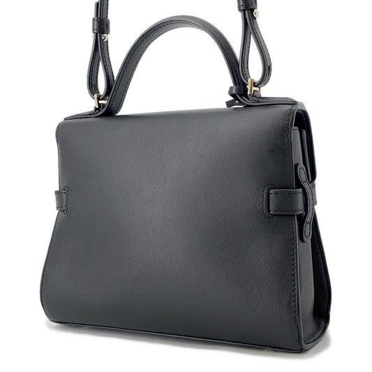 Delvaux Tempe 2way Bag Black Leather Size Mini