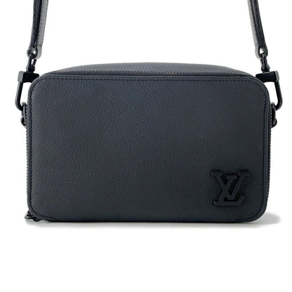 LOUIS VUITTON Alpha Wearable Wallet NoirM59161 Grained Calf Leather LV Aerogram