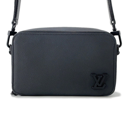 LOUIS VUITTON Alpha Wearable Wallet NoirM59161 Grained Calf Leather LV Aerogram