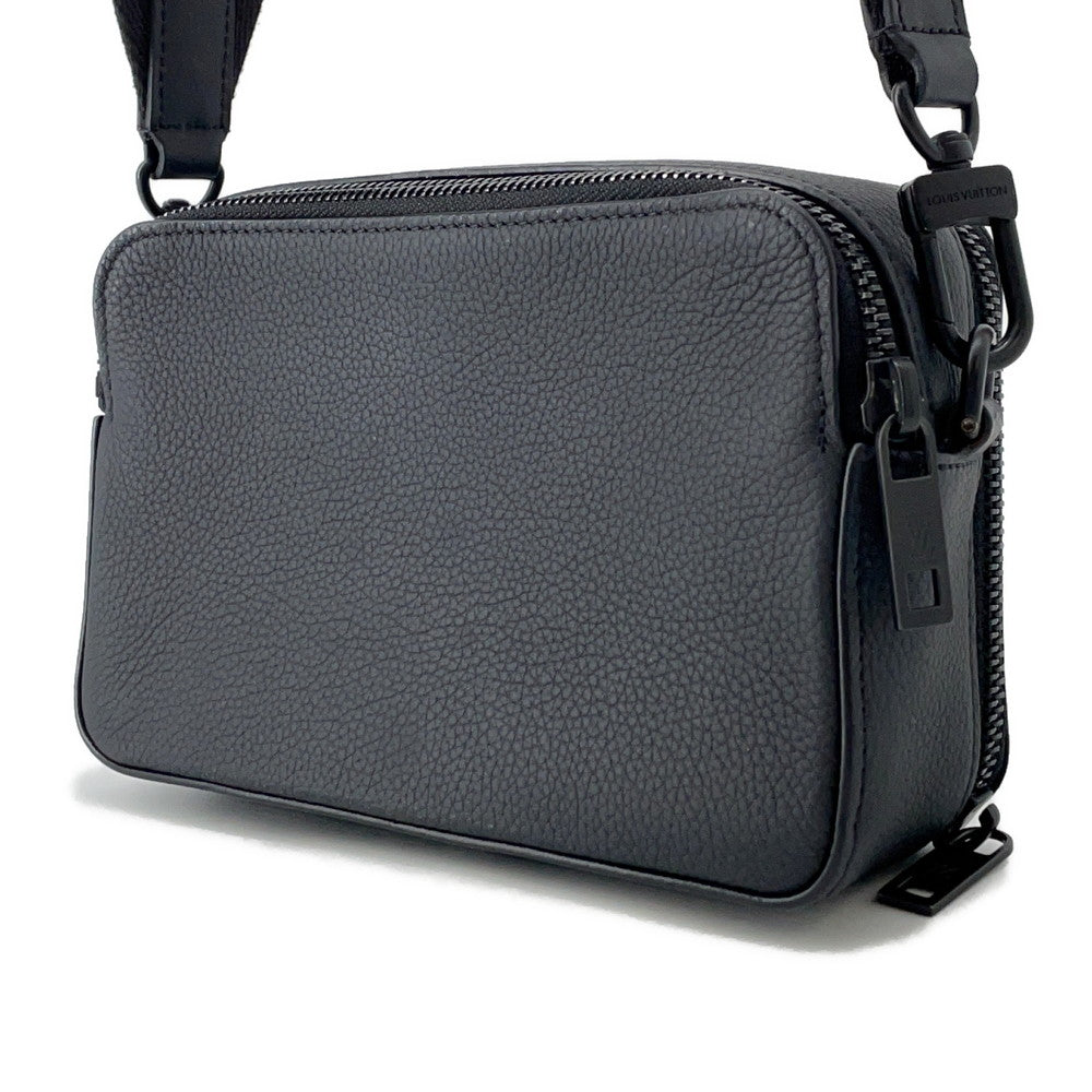 LOUIS VUITTON Alpha Wearable Wallet NoirM59161 Grained Calf Leather LV Aerogram