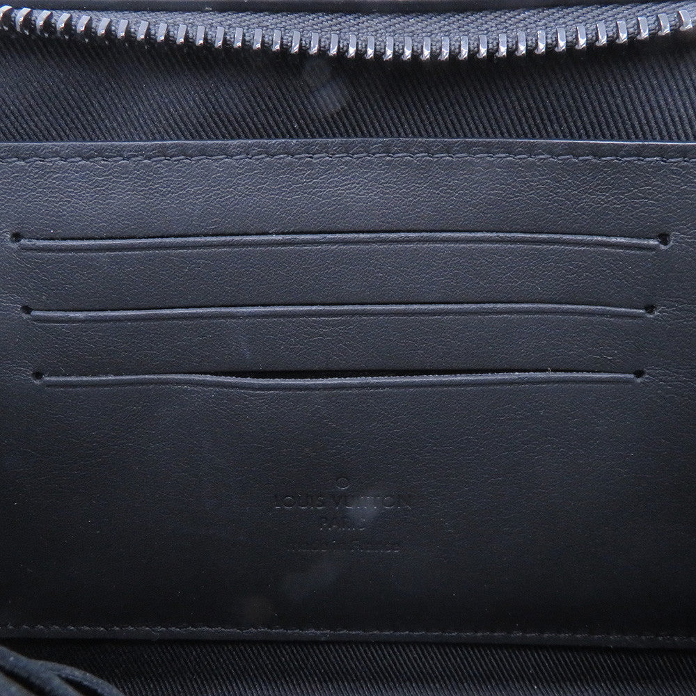 LOUIS VUITTON Alpha Wearable Wallet NoirM59161 Grained Calf Leather LV Aerogram