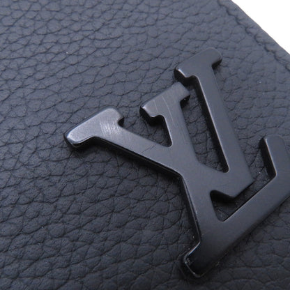 LOUIS VUITTON Alpha Wearable Wallet NoirM59161 Grained Calf Leather LV Aerogram