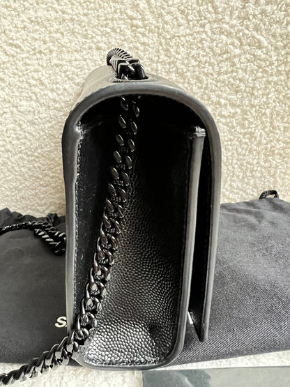 Yves Saint Laurent (YSL) Black on Black Mini Kate