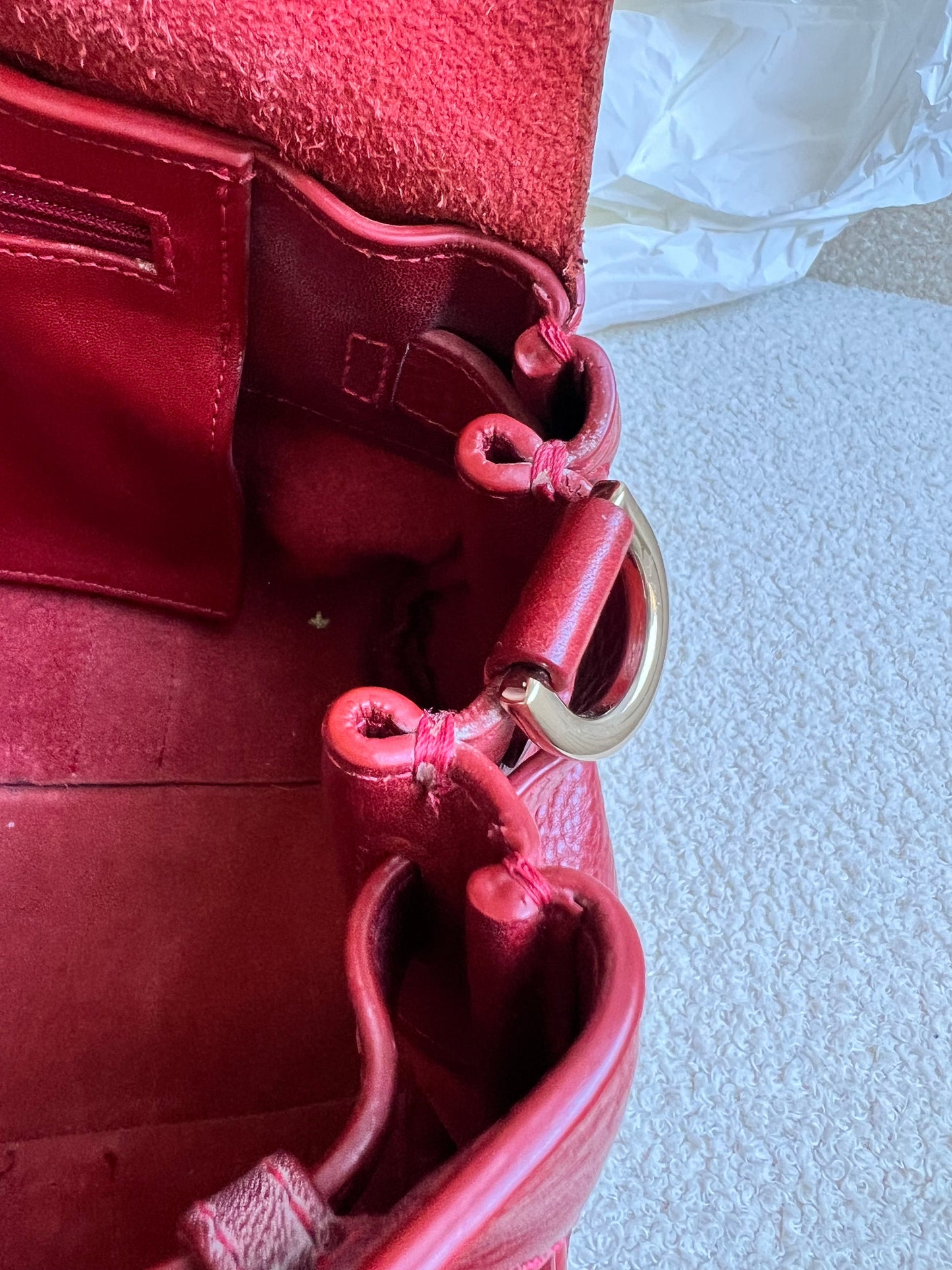 Mulberry Poppy Red Bayswater Satchel (RRP £995)