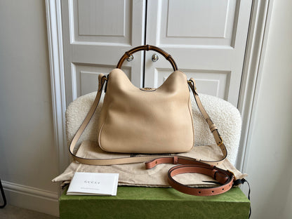 Gucci Cream Medium Diana Hobo (RRP £2110)