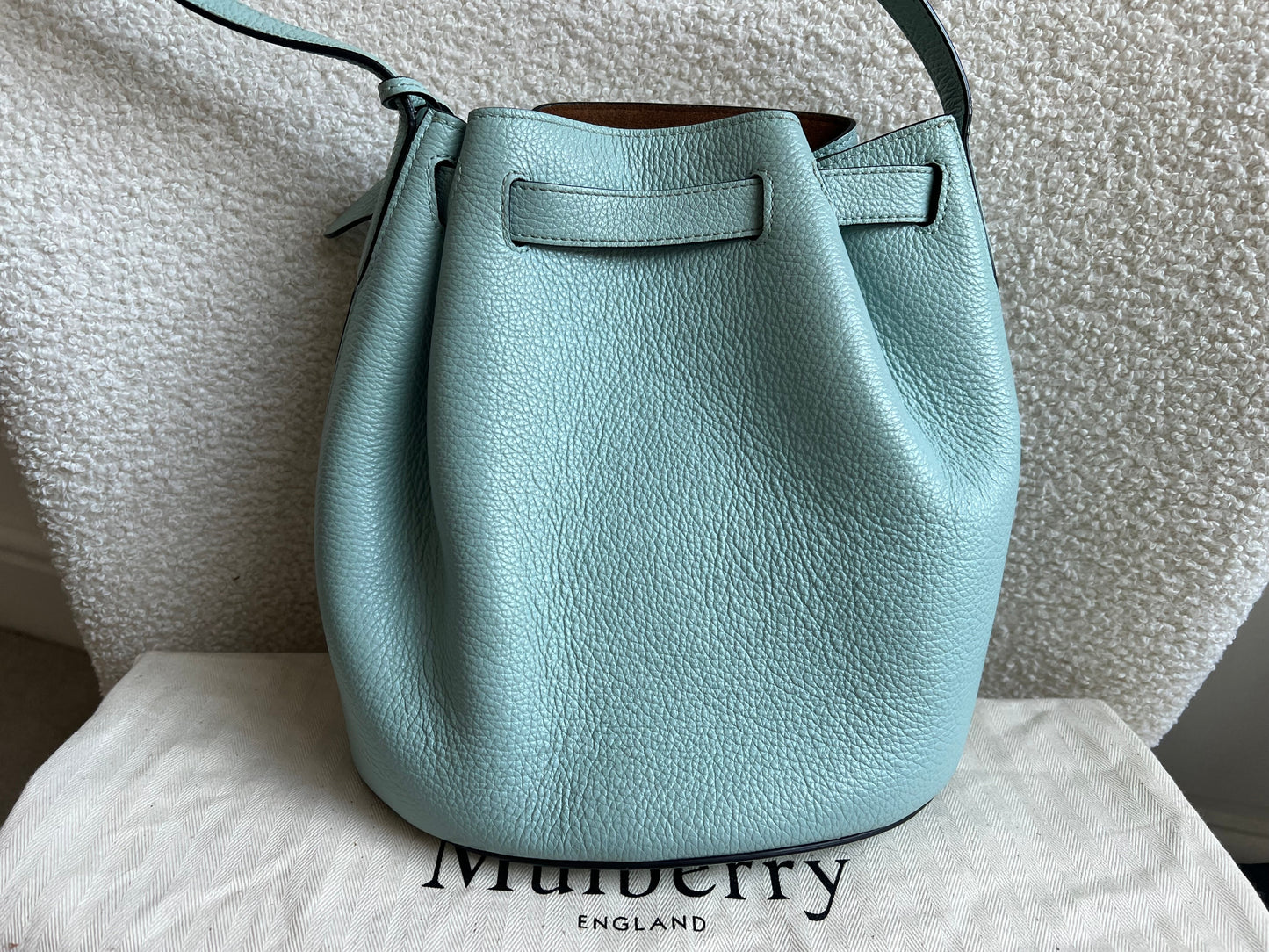 Mulberry Acrylic Green Abbey Bucket Bag (RRP £695)