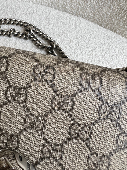 Gucci Dionysus GG Supreme Small Shoulder Bag (RRP £2,220)