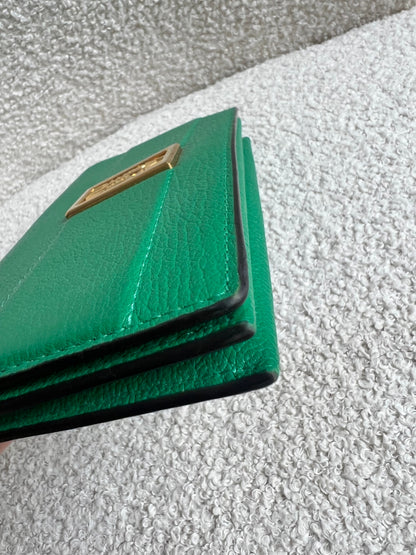 Mulberry Green Sadie Continental Wallet