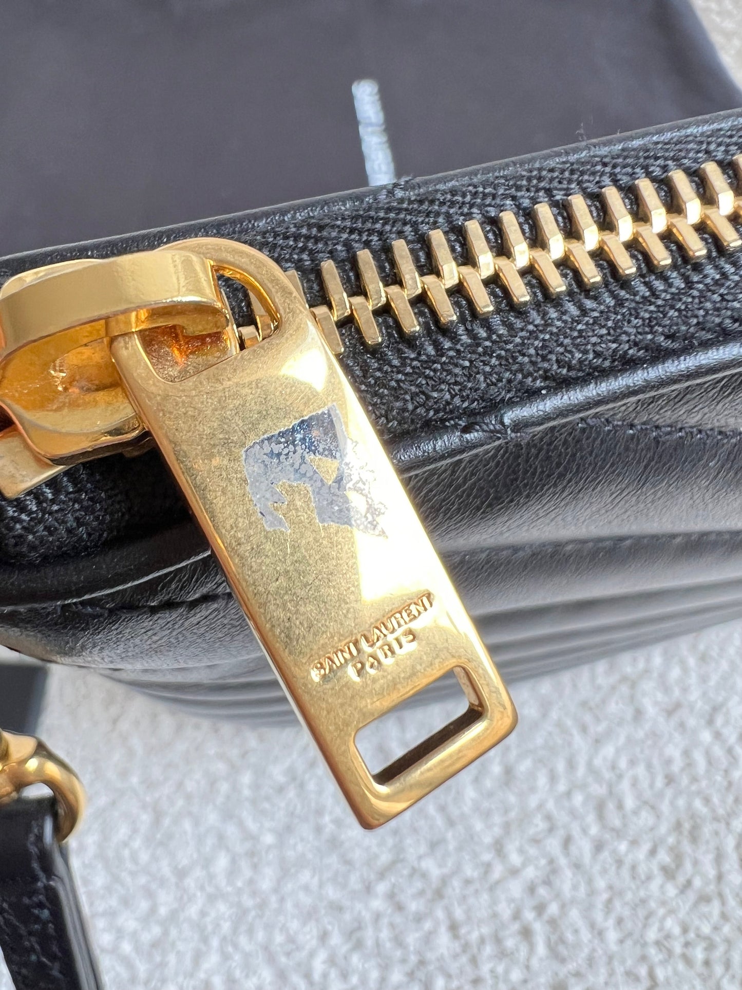 Yves Saint Laurent (YSL) Black Monogram Clutch Pouch (RRP £530)