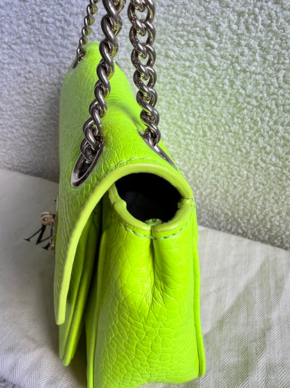 Mulberry Neon Yellow Mini Darley Shoulder Bag (RRP £725)
