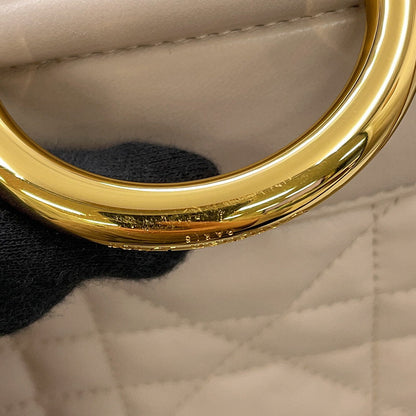 Dior Caro Macrocannage Backpack PowderBeigeM6301UNOZ Lambskin Size Medium