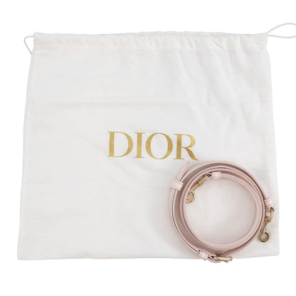 Dior Macrocannage Book Tote 2WAY Powder PinkS5573OWHP Calf Leather Size Mini