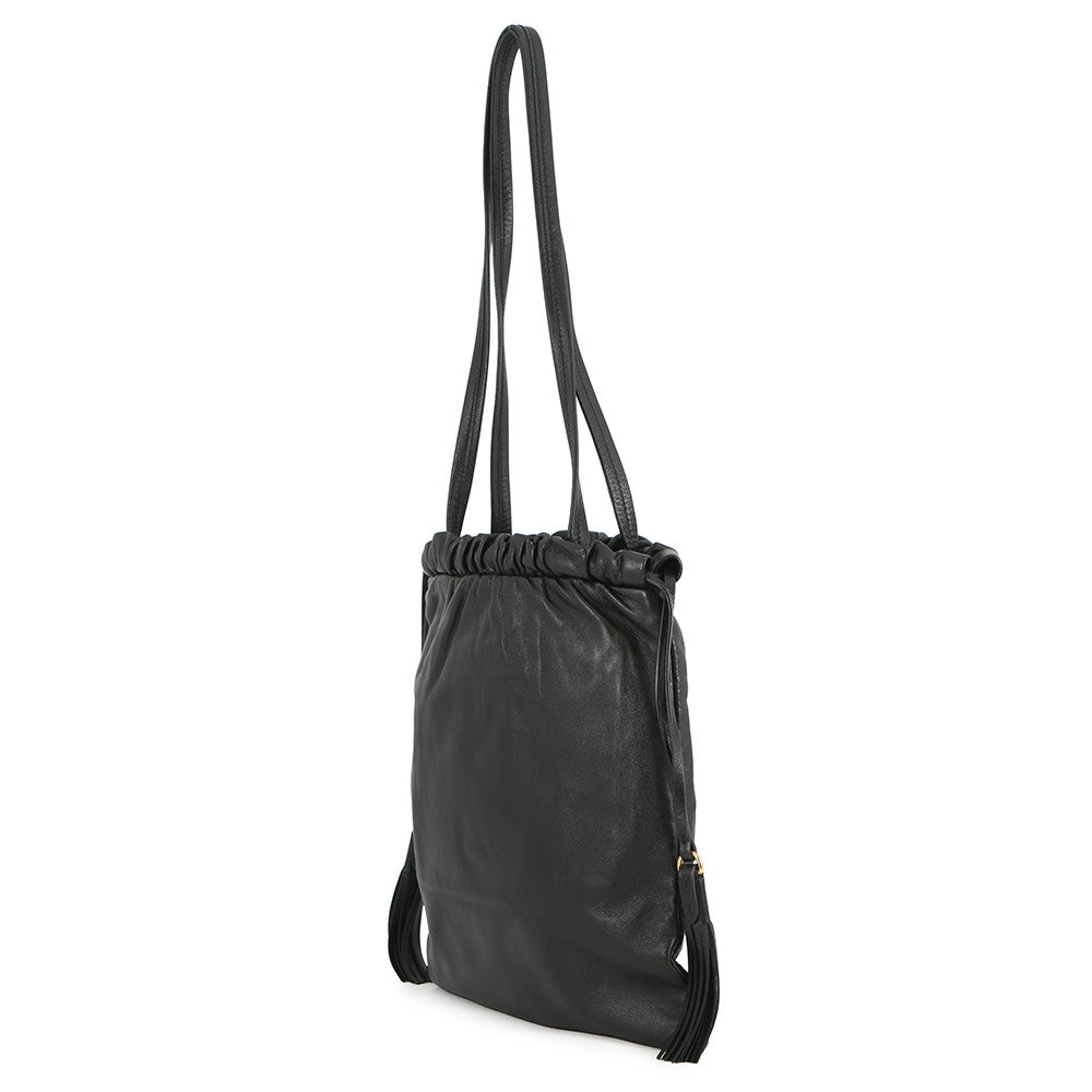 MIUMIU Joie Shoulder Bag Black5BG303 Nappa Leather