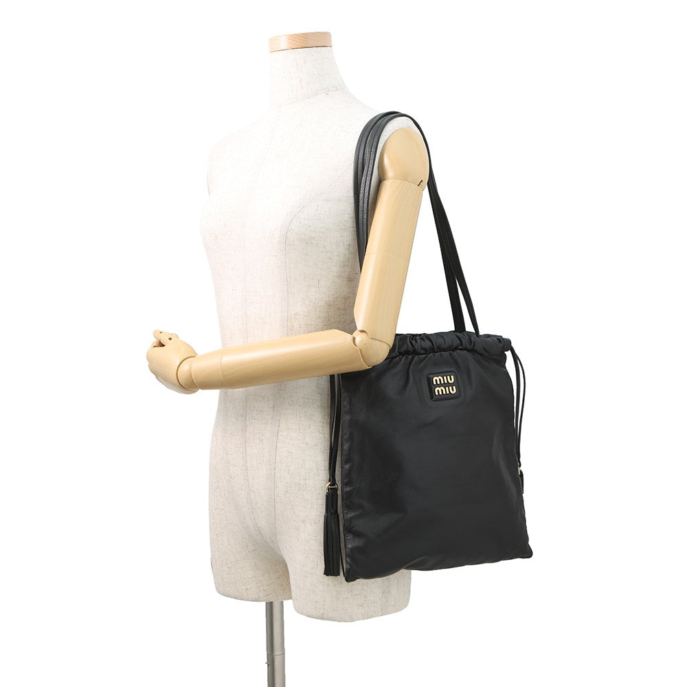 MIUMIU Joie Shoulder Bag Black5BG303 Nappa Leather