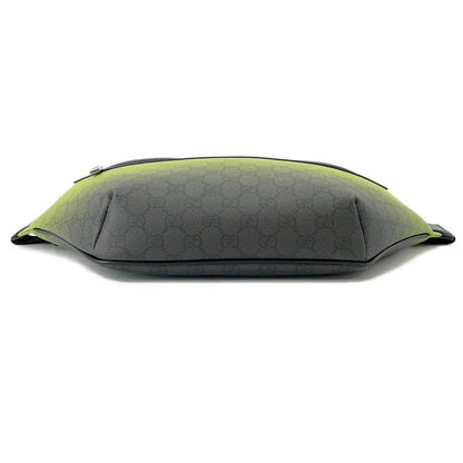 GUCCI Chroma Large Belt Bag Light Green/Black835810 GG Supreme Leather