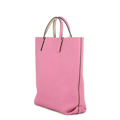 MOYNAT Moynat Quattro Reversible Tote Bag Beige/Pink Leather