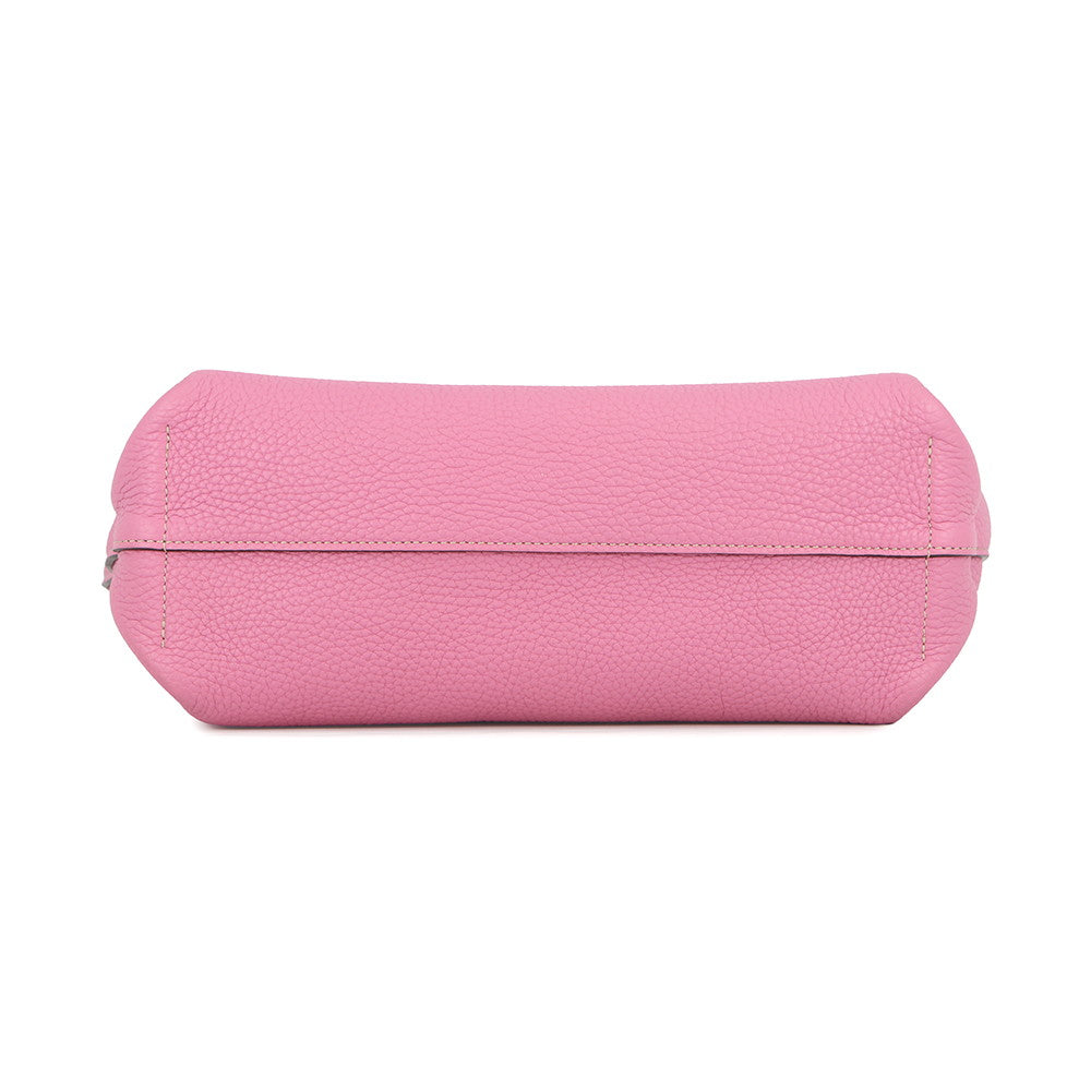 MOYNAT Moynat Quattro Reversible Tote Bag Beige/Pink Leather