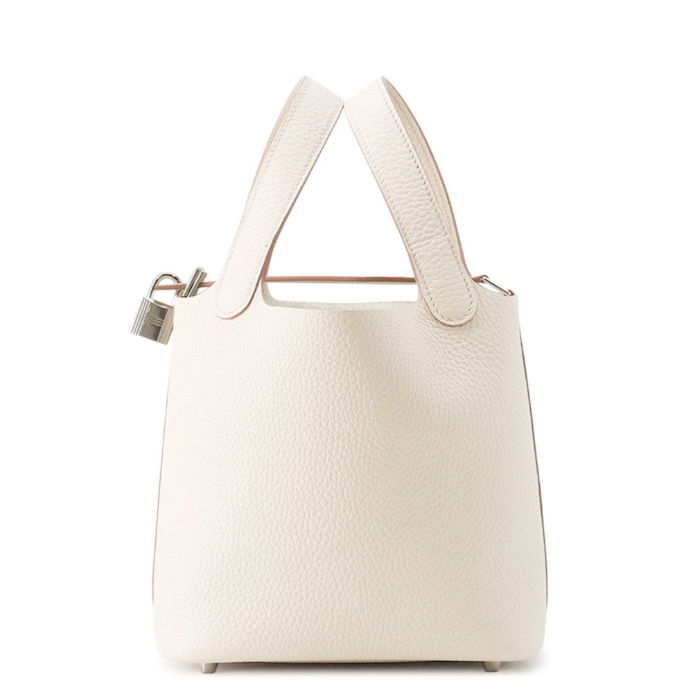 HERMES Picotin Lock Beton Taurillon Clemence Size PM